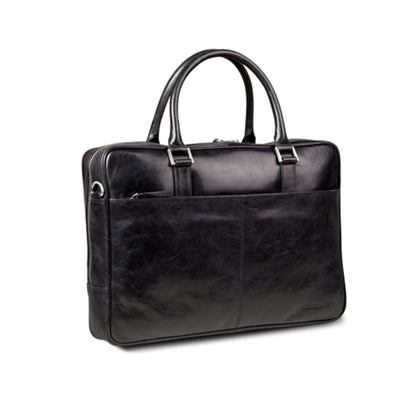 dbramante1928 Rosenborg Full Grain Leather Bag 16" -Black