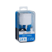 RivaCase RivaPower VA4422 Wall Charger UK Plug (2 USB /2.4 A), with Micro USB Cable