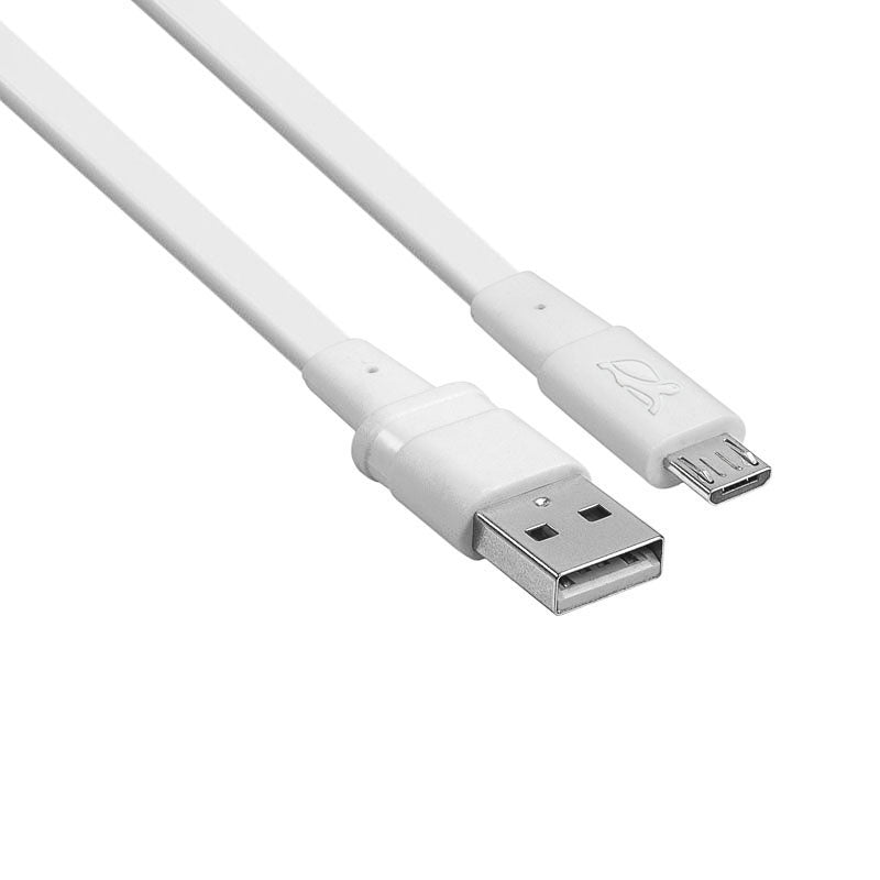 Micro USB cable 1.2m white /96