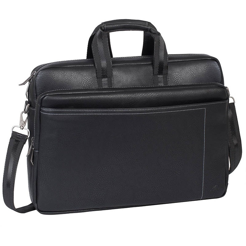 RivaCase 8940 (PU) Black Full Size Laptop Bag 16"
