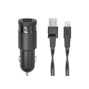 RivaCase RivaPower VA4225 Car Charger 3.4A, 2USB With MFi Lightning Cable