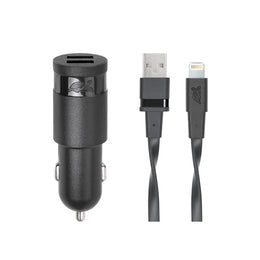 RivaCase RivaPower VA4225 Car Charger 3.4A, 2USB With MFi Lightning Cable