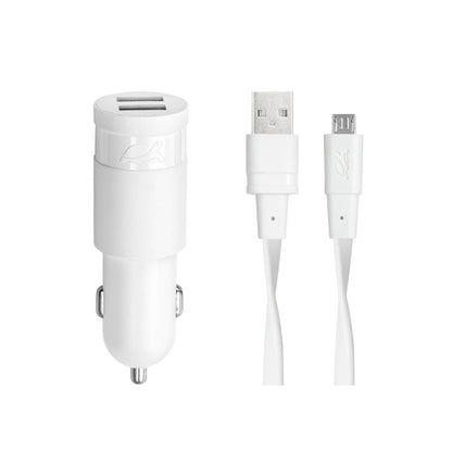 RivaCase RivaPower VA4223 WD1 Car Charger White 3,4A/2USB With Micro USB Cable