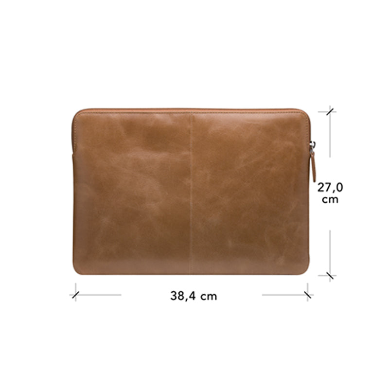 dbramante1928 Skagen Pro Full Grain Leather Sleeve 15" PC/MB Pro 16" (21) - Tan (2nd Gen)
