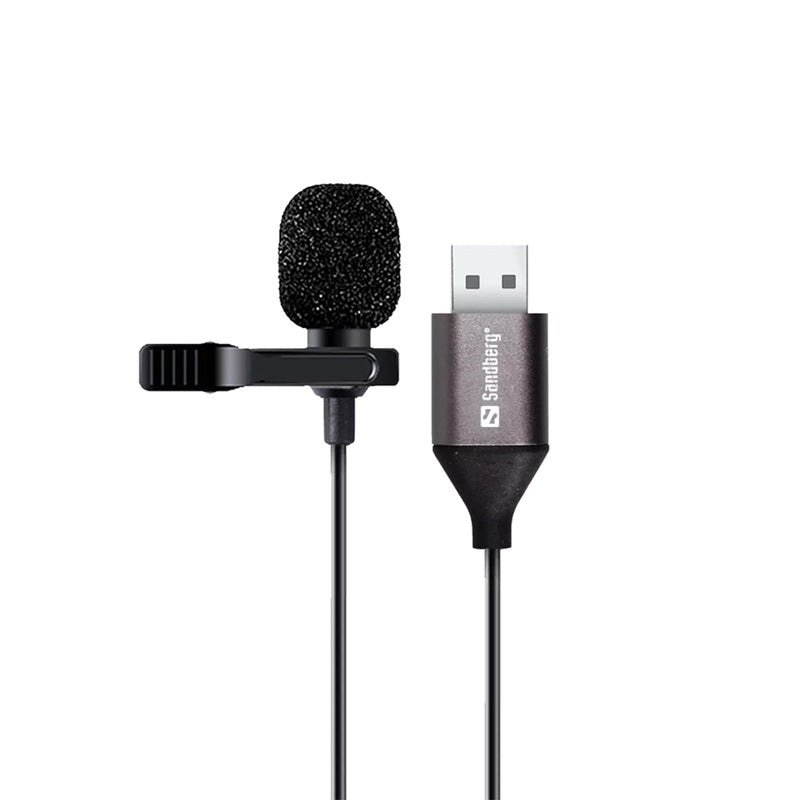 Sandberg Streamer USB Clip Microphone