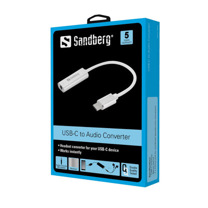 Sandberg USB-C Audio Adapter