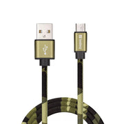 Sandberg MicroUSB Green Camouflage 1m