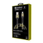 Sandberg MicroUSB Green Camouflage 1m