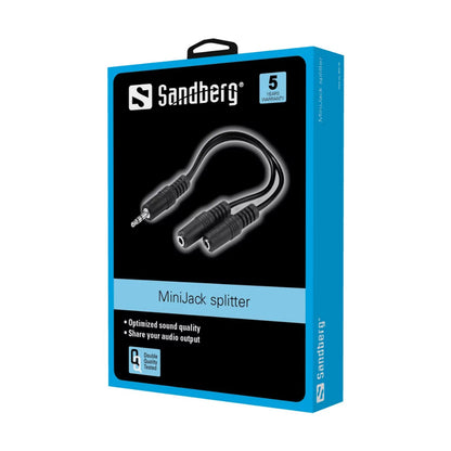 Sandberg MiniJack Splitter 1->2