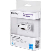 Sandberg Mini Car Charger 2xUSB 1A+2.1A