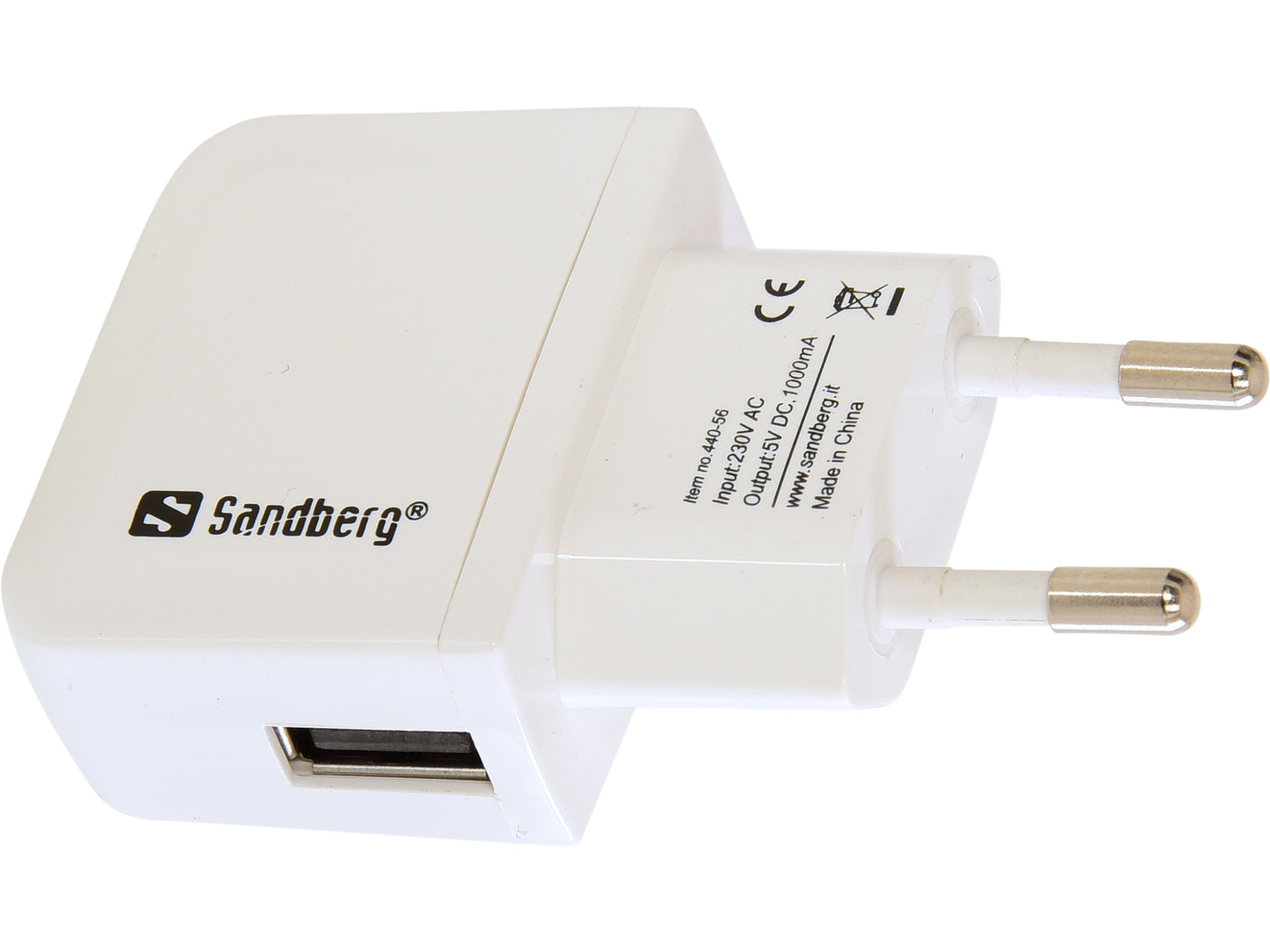 Sandberg Mini AC charger USB 1A EU 440-56