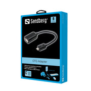 Sandberg OTG Adapter MicroUSB M - USB F