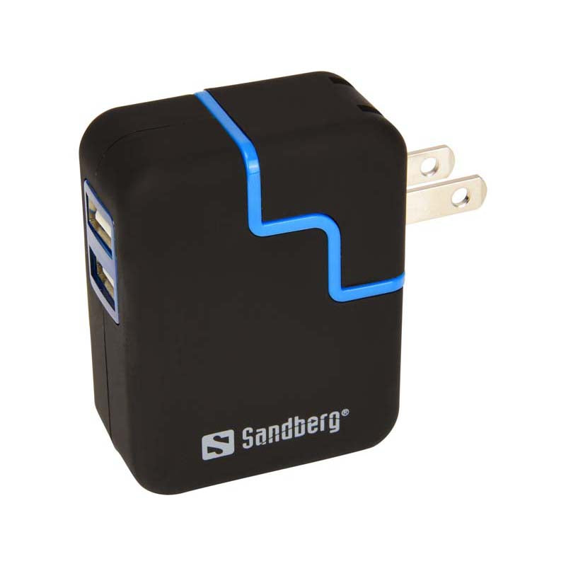 Sandberg Excellence AC 2xUSB4.8A EU+UK+US