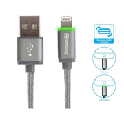 Lightning Reversible + LED 1m