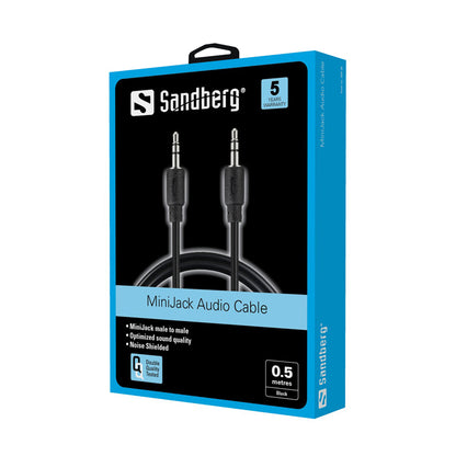 Sandberg MiniJack Cable M-M 0.5m