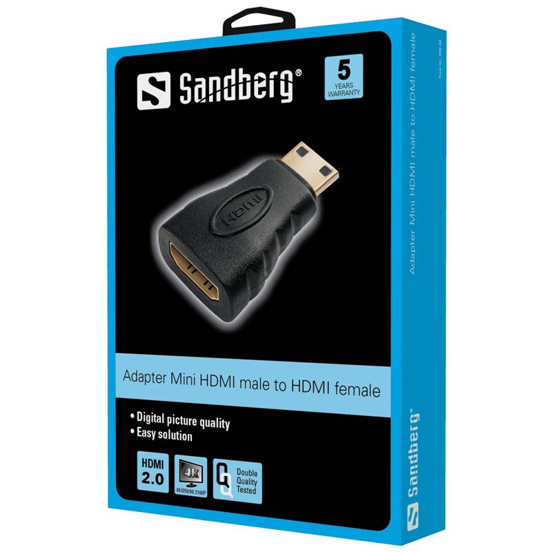 Sandberg Adapter Mini HDMI M - HDMI F