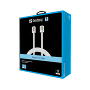 Sandberg Telephone RJ11-RJ11 10m